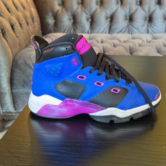 COPY - NIKE Air Jordan 6-17-23 (GS) Hyper Royal Hyper Violet 428818-400 Size 5 … - Picture 2 of 12